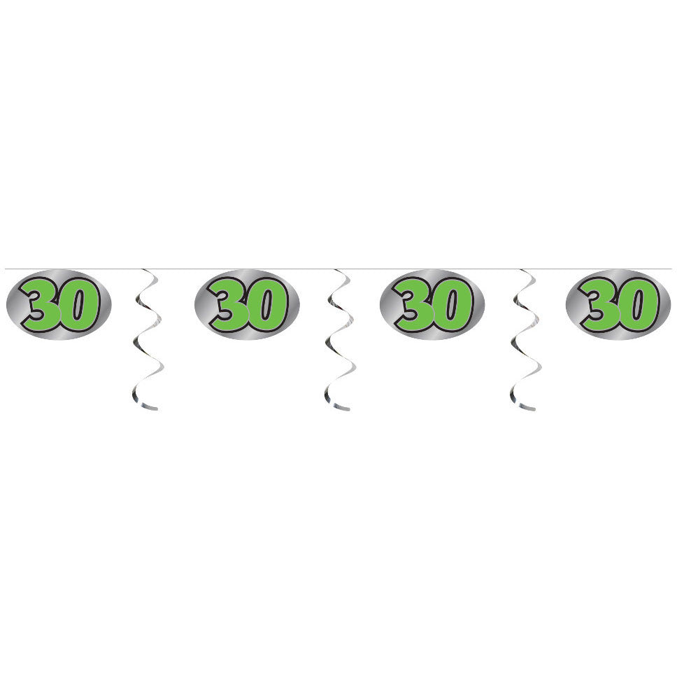 30 Embossed Foil Garland