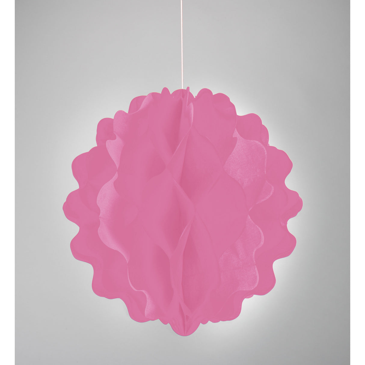 8'' Pink Honeycomb Tissue Ball