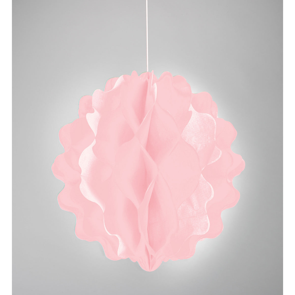8'' Light Pink Honeycomb Tissue Ball