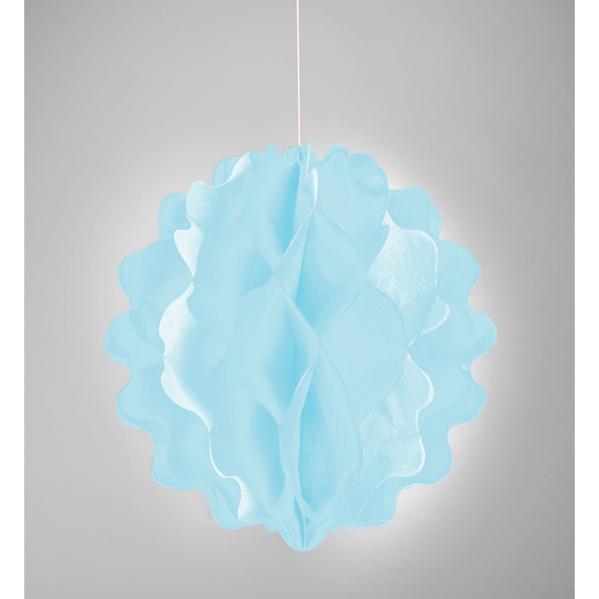 8'' Pastel Blue Honeycomb Tissue Ball