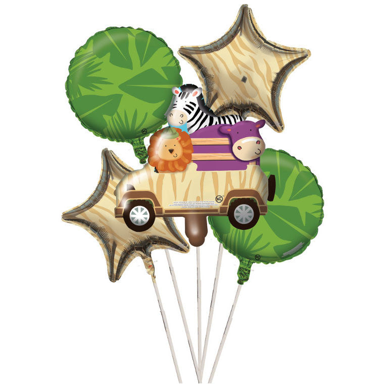 Safari Adventure Bouquet of Balloons (5pc)