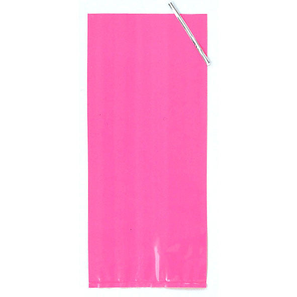 Hot Pink Large Cello Bags (20ct)