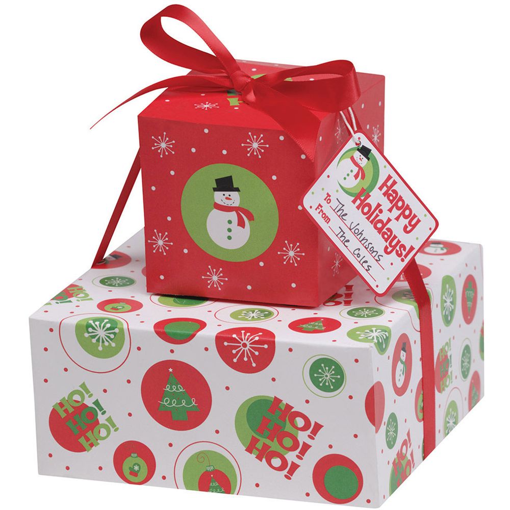 Stackable Christmas Cookie Boxes