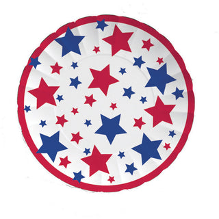 Patriotic Stars Paper Serving Tray