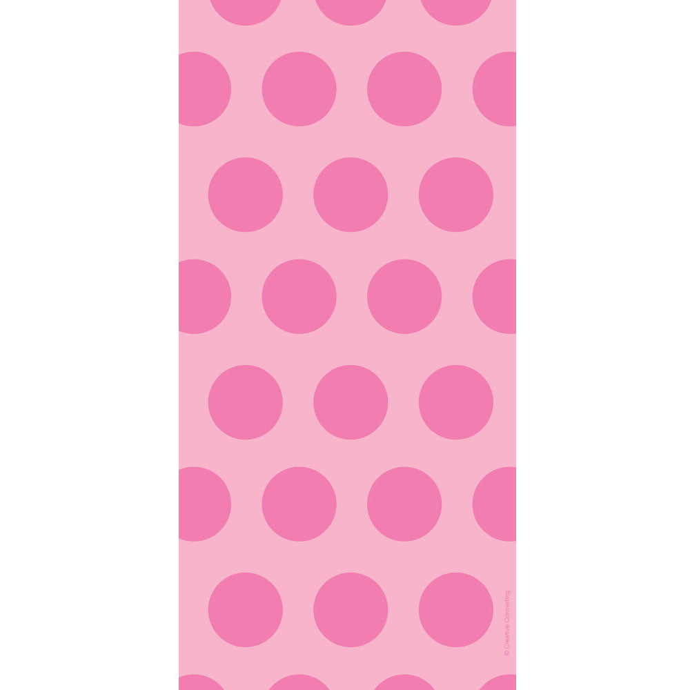 Candy Pink Dots Cello Bags (20ct)