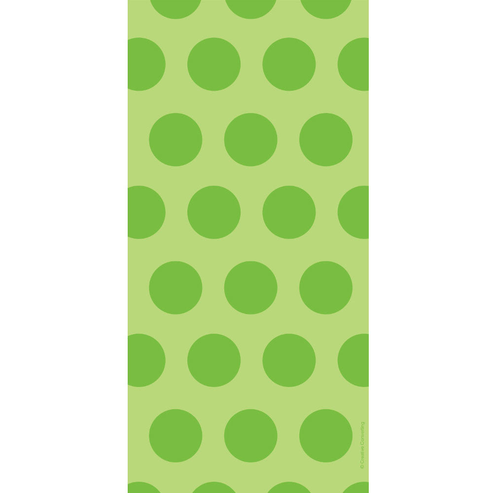 Fresh Lime Dots Cello Bags (20ct)