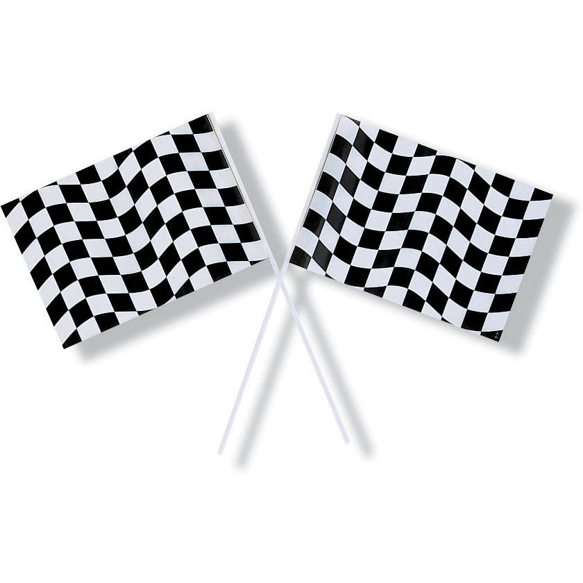 Black & White Racing Flag