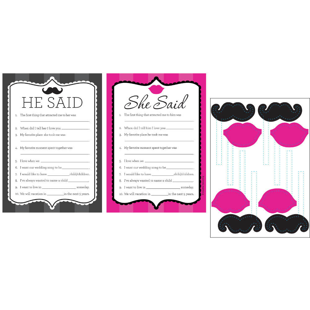 Bachelorette Party Game with Props