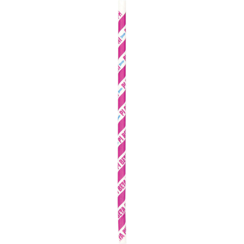 Pi Beta Phi Paper Straws