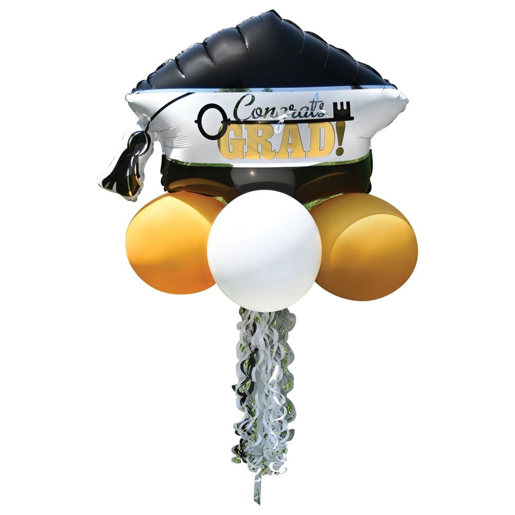 Grad Balloon Yard Sign Achievement is Key (1ct)