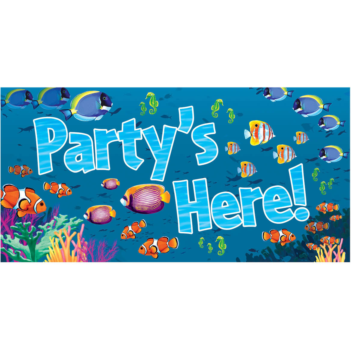 Tropical Party Banner (1ct)
