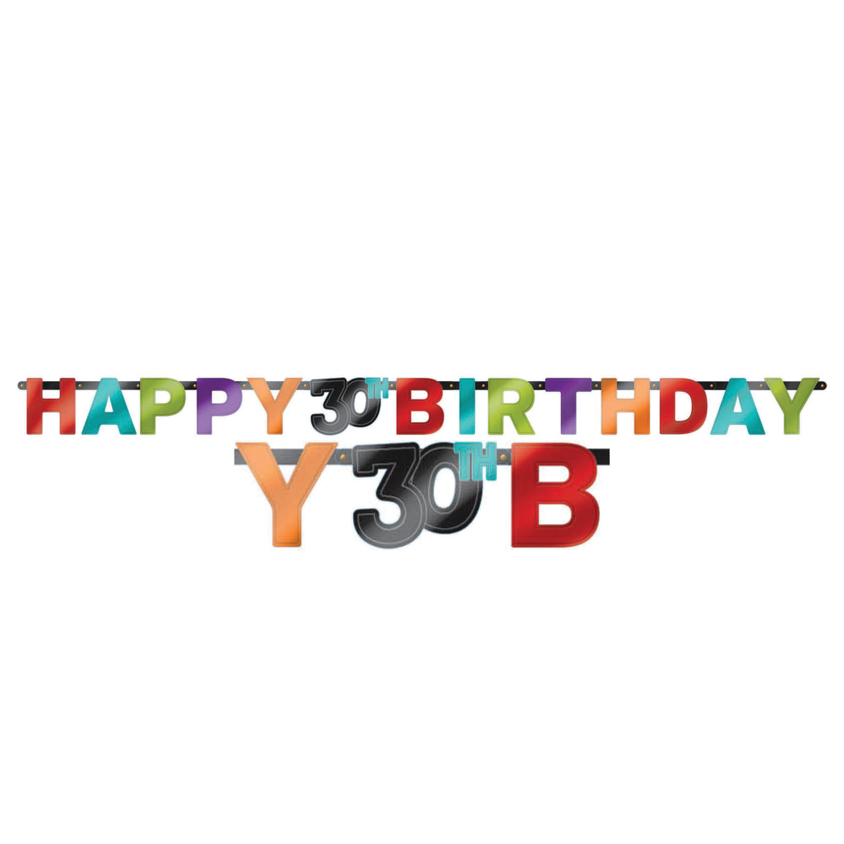 30 Happy Birthday Letter Banner