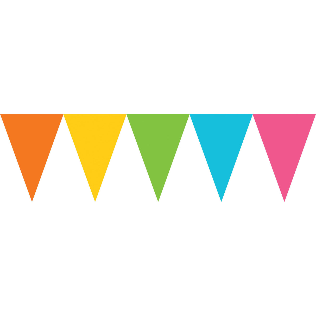 Multicolor 9' Pennant Banner