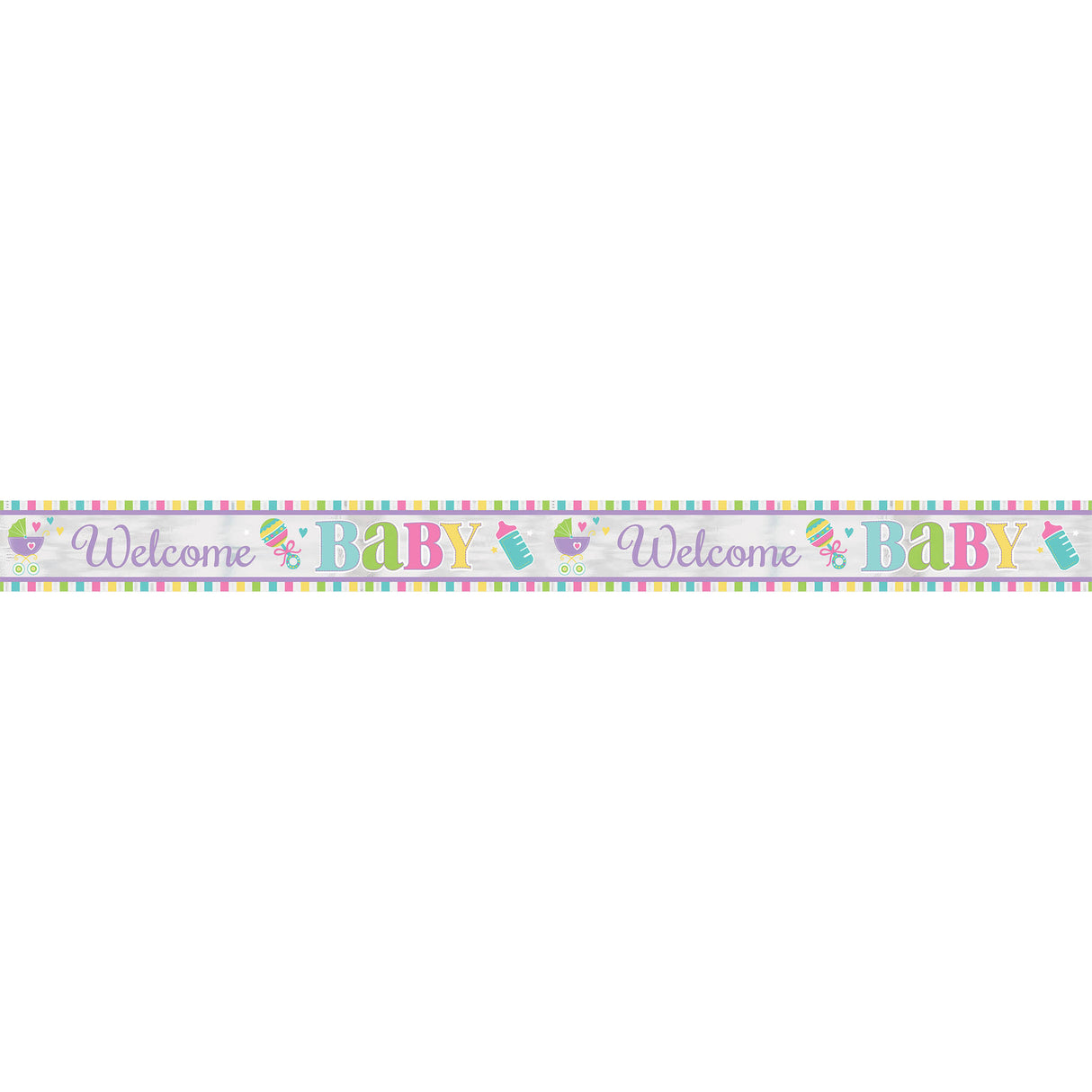 Baby Brights 25' Foil Banner