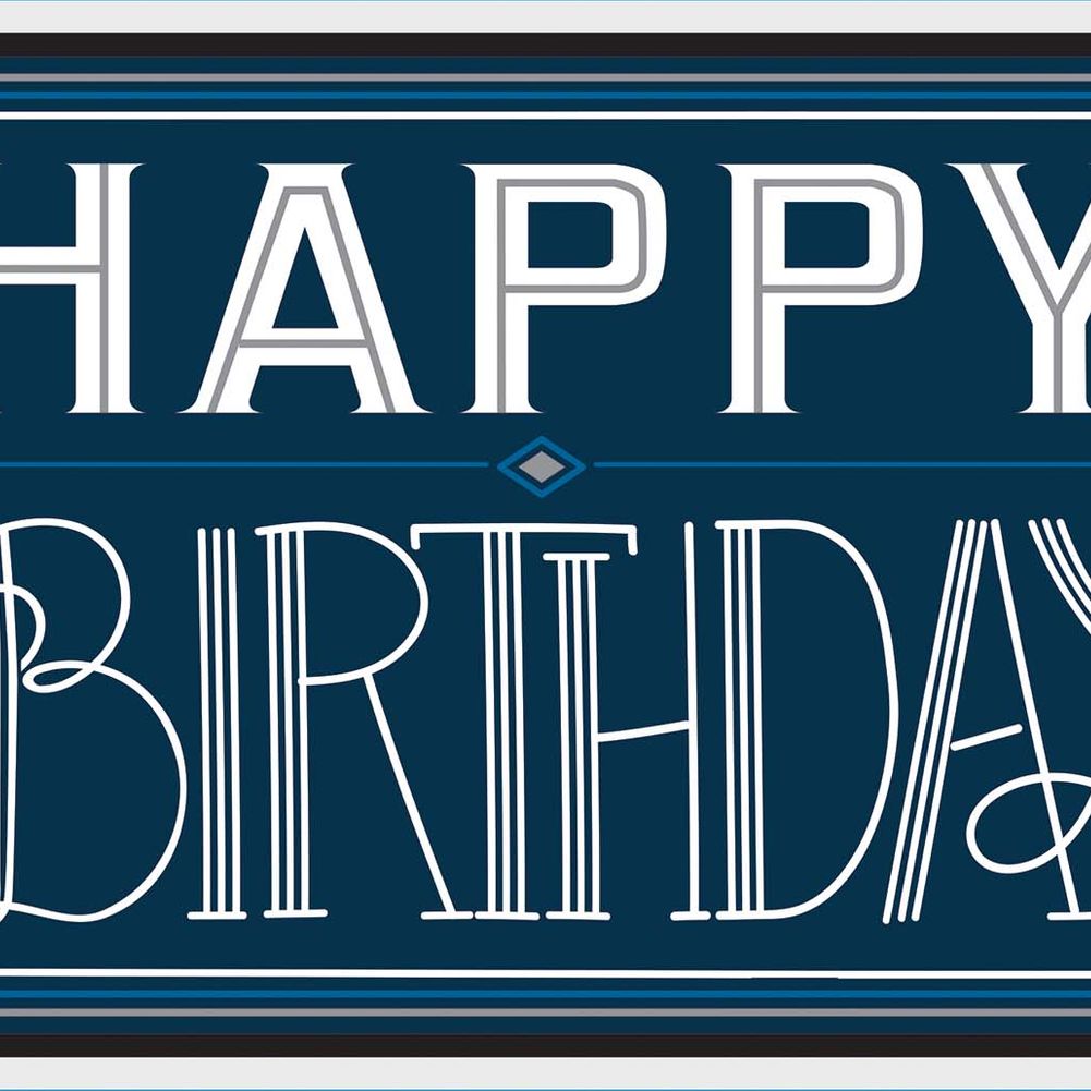 Happy Birthday Man Sign