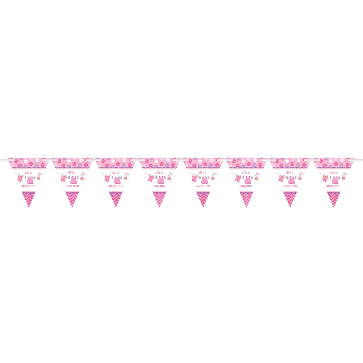 Shower With Love Girl Pennant Banner