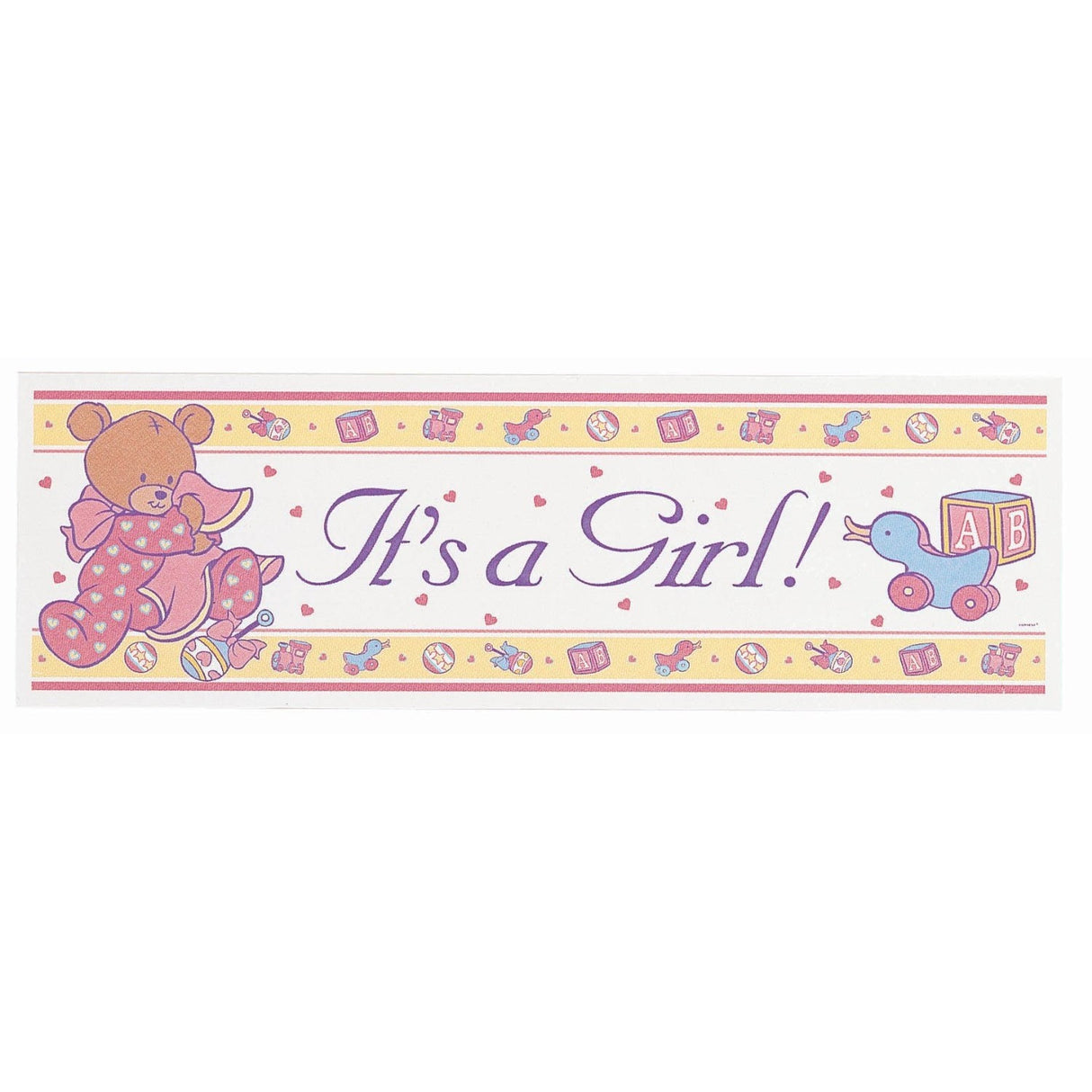 Baby Girl Sweet Dreams Giant Banner