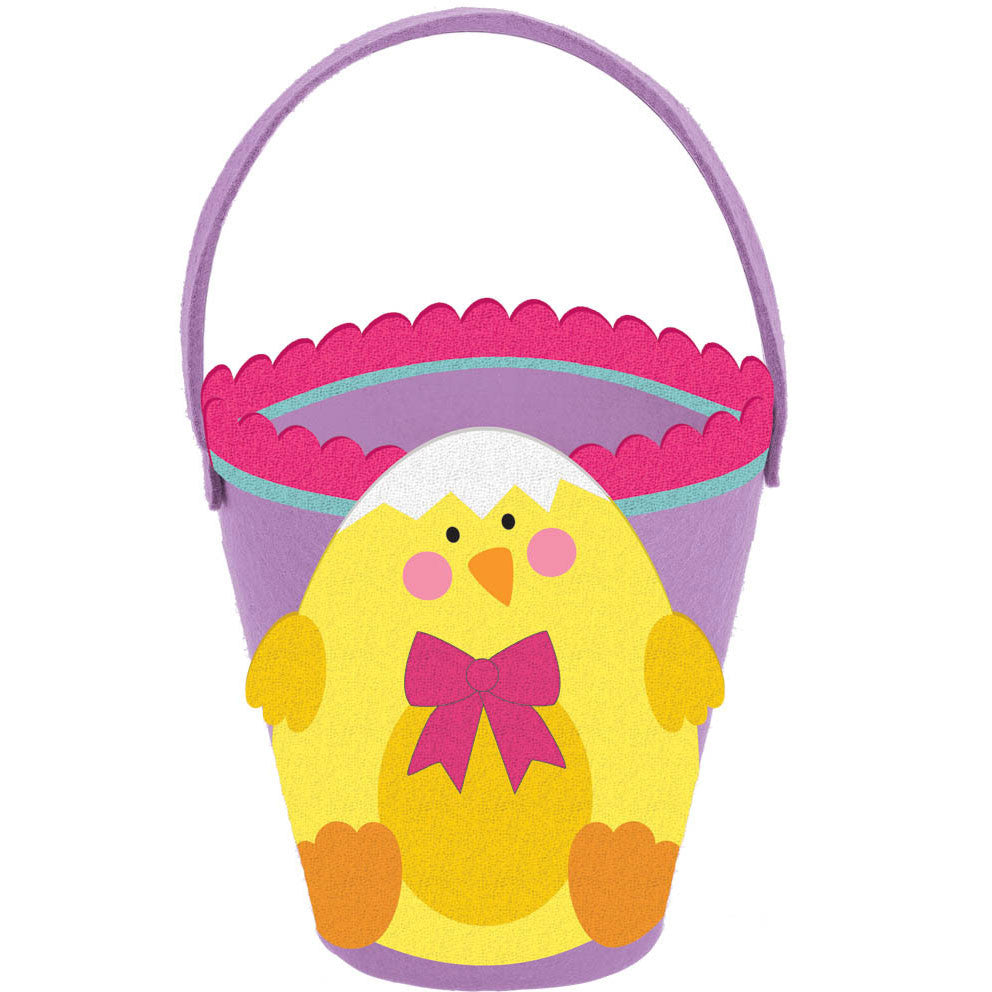Chick Felt Easter Basket