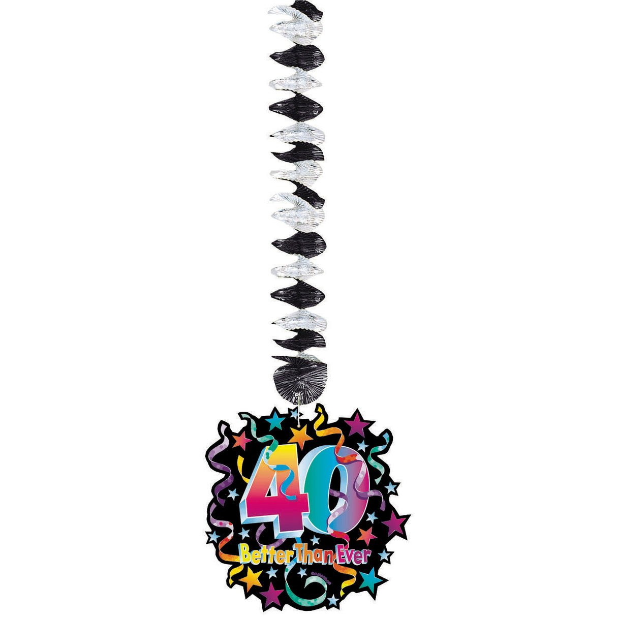 Birthday Pizazz 40 Dangling Cutouts
