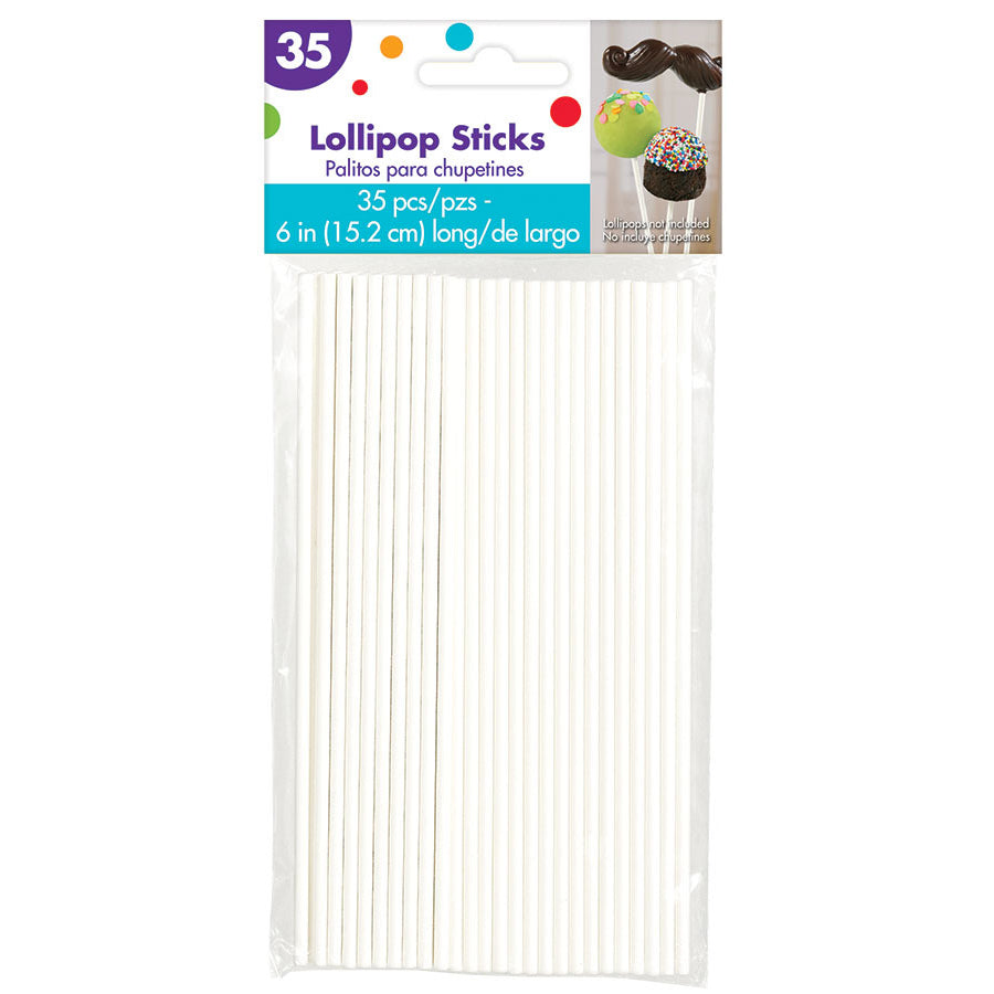 6" Lollipop Sticks (35ct)