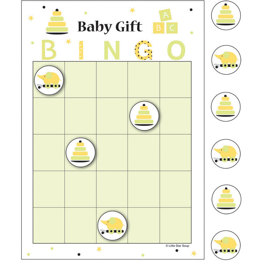 Stroller Fun Bingo Game