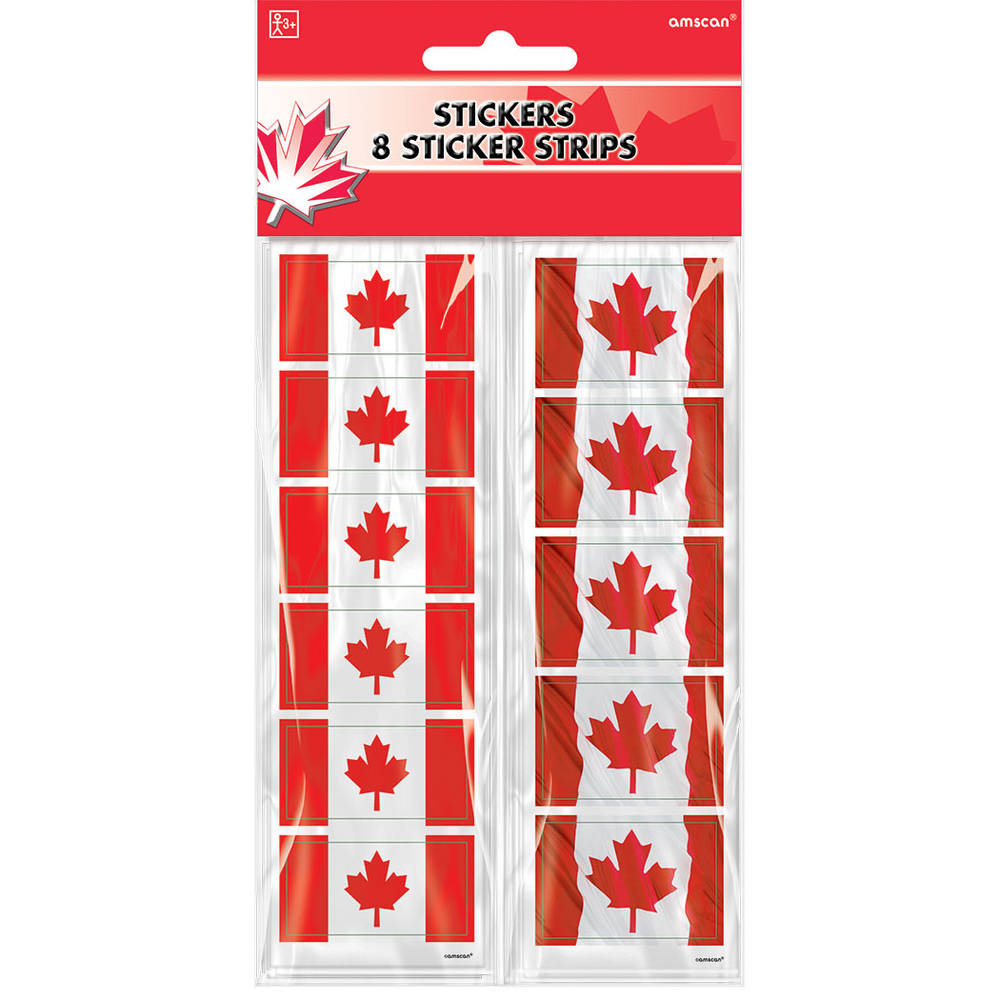 Canada Day Stickers (8 ct)