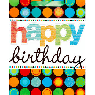 Modern Birthday Medium Gift Bag