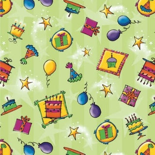 Stardust Birthday Printed Gift Wrap Roll