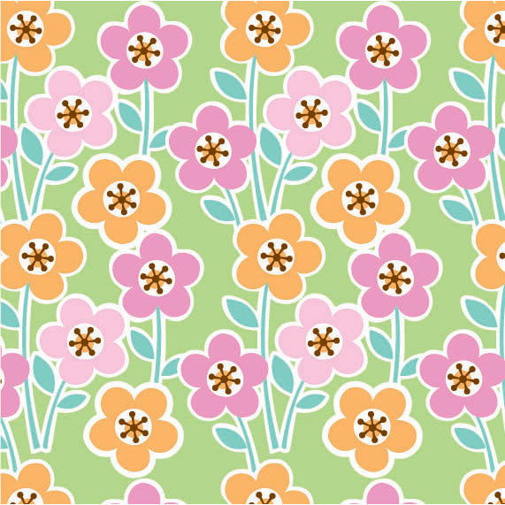 Flower Garden Gift Wrap