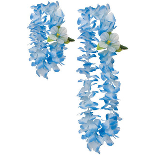Lei & Headband, Blue