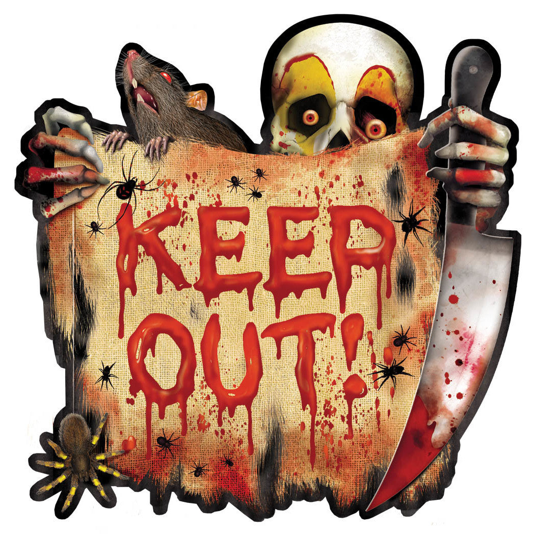 Creepy Carnival Keep Out Cutouts