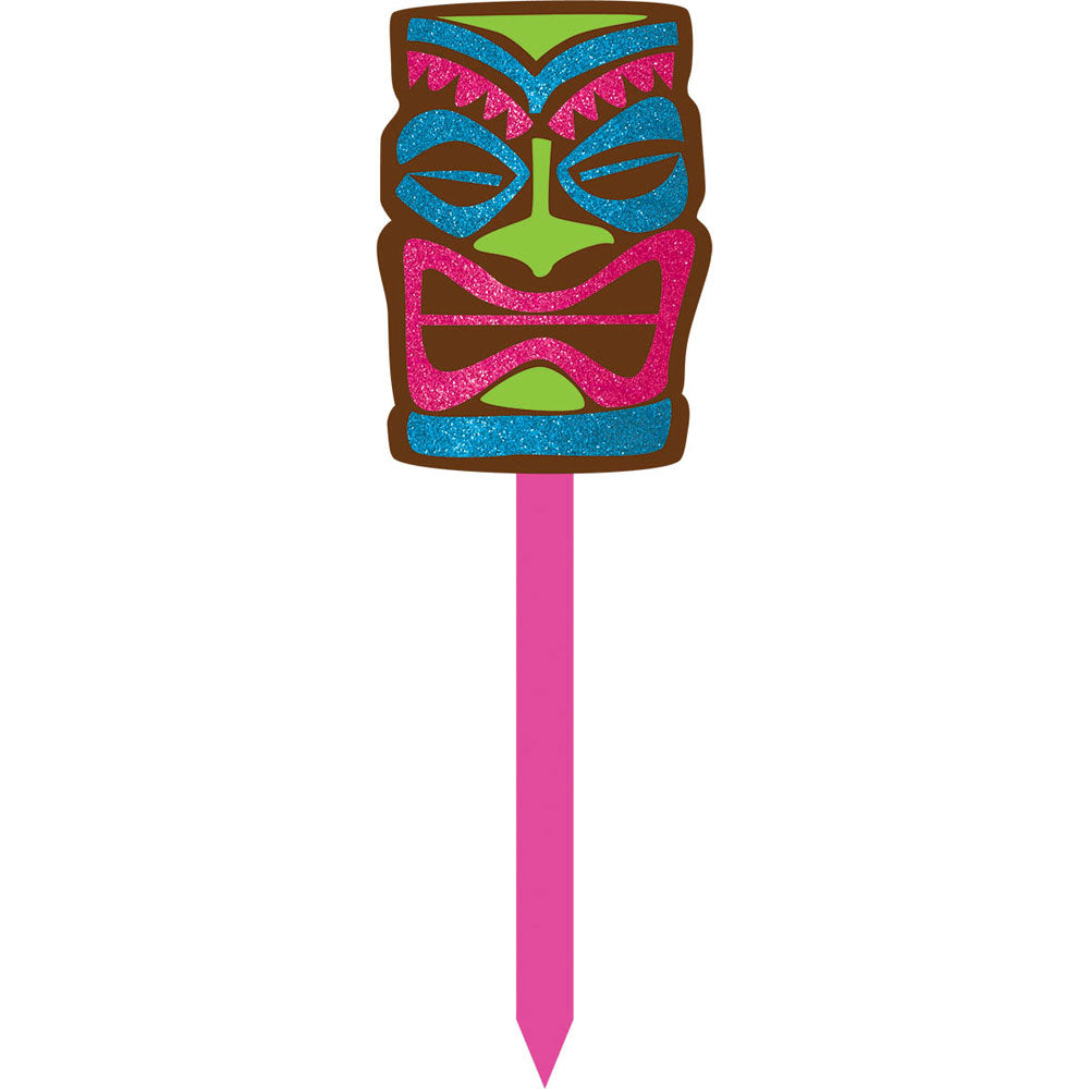 Glittered Tiki Yard Stake (1ct)