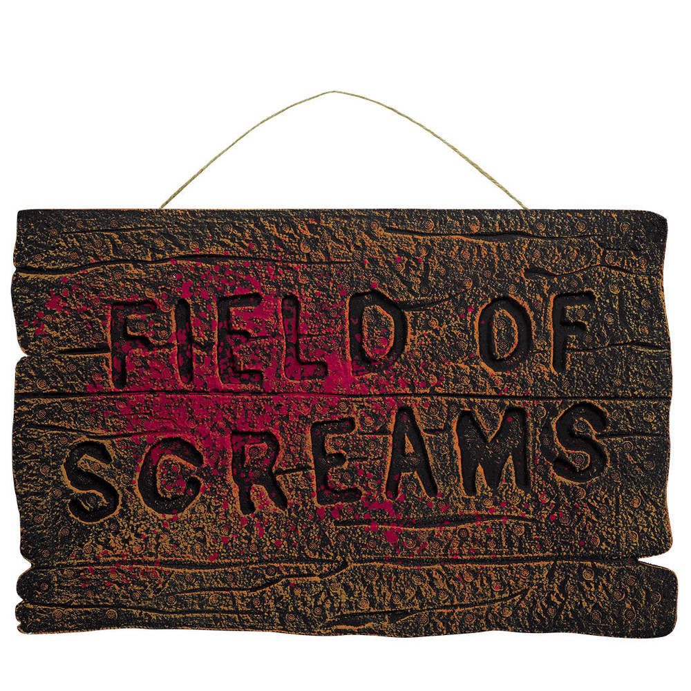 Field of Screams Sign 14.5" x 22"