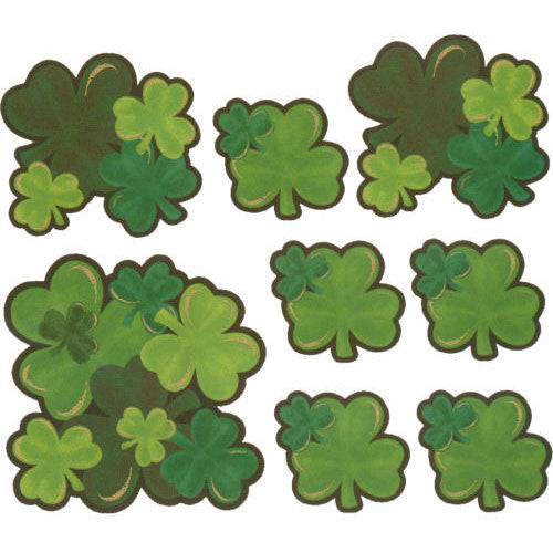 Irish Shamrocks Cutout Assortment (8 ct)