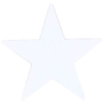 Star Cutout White - 15" (1 ct)