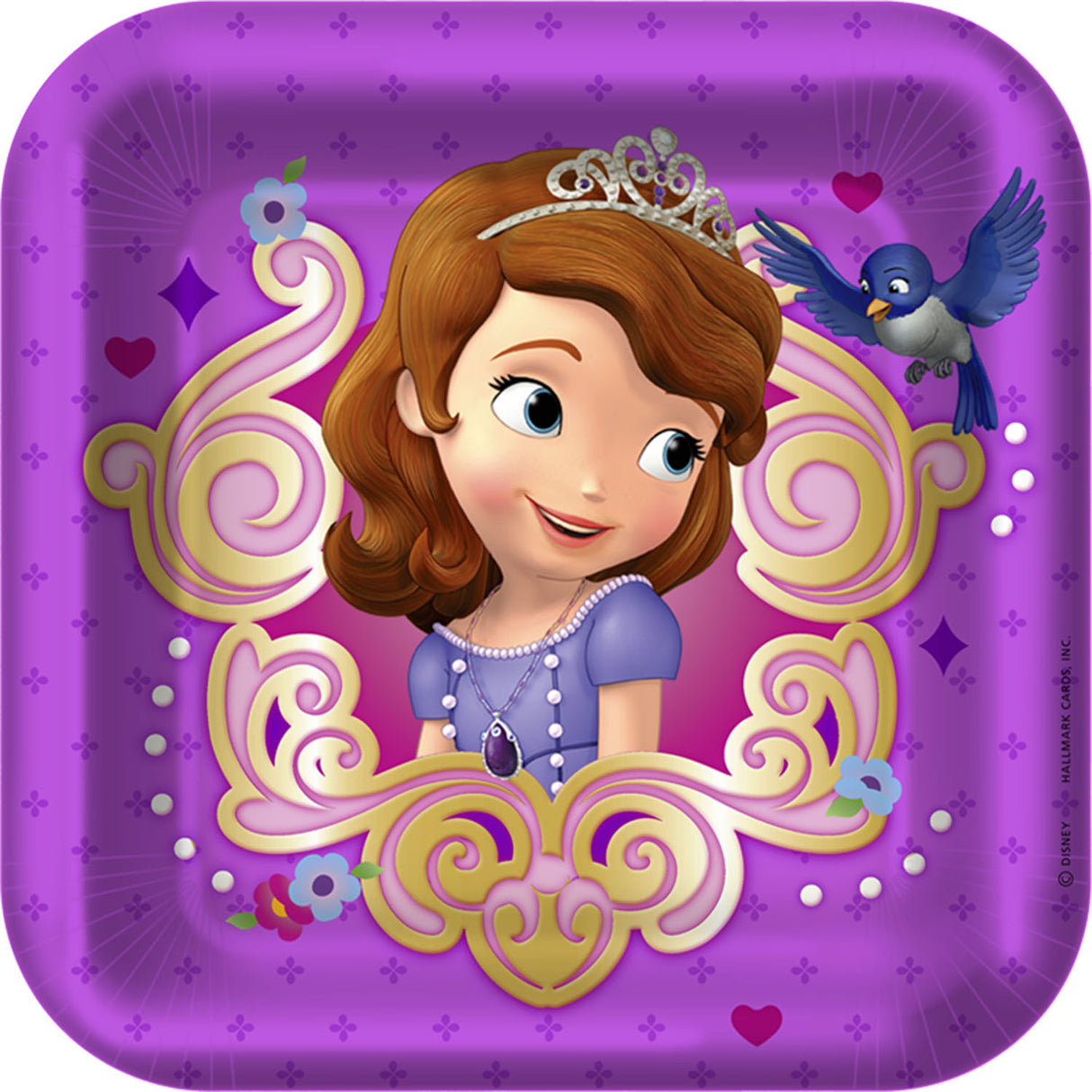 Sofia the First Dessert Plates