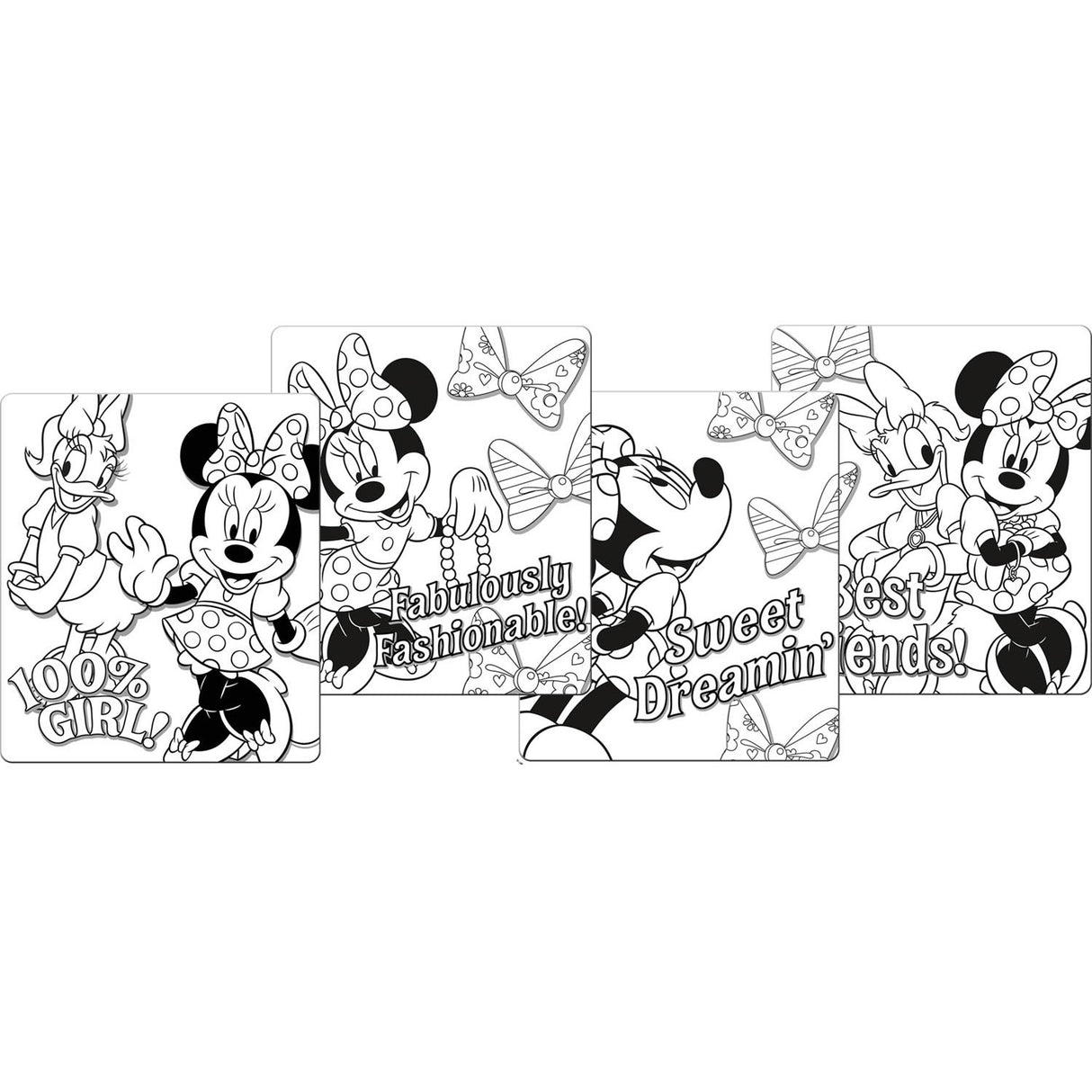 Minnie Bows Color Your Own Door Hangers