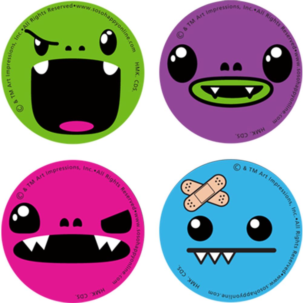 So So Happy Mini Buttons