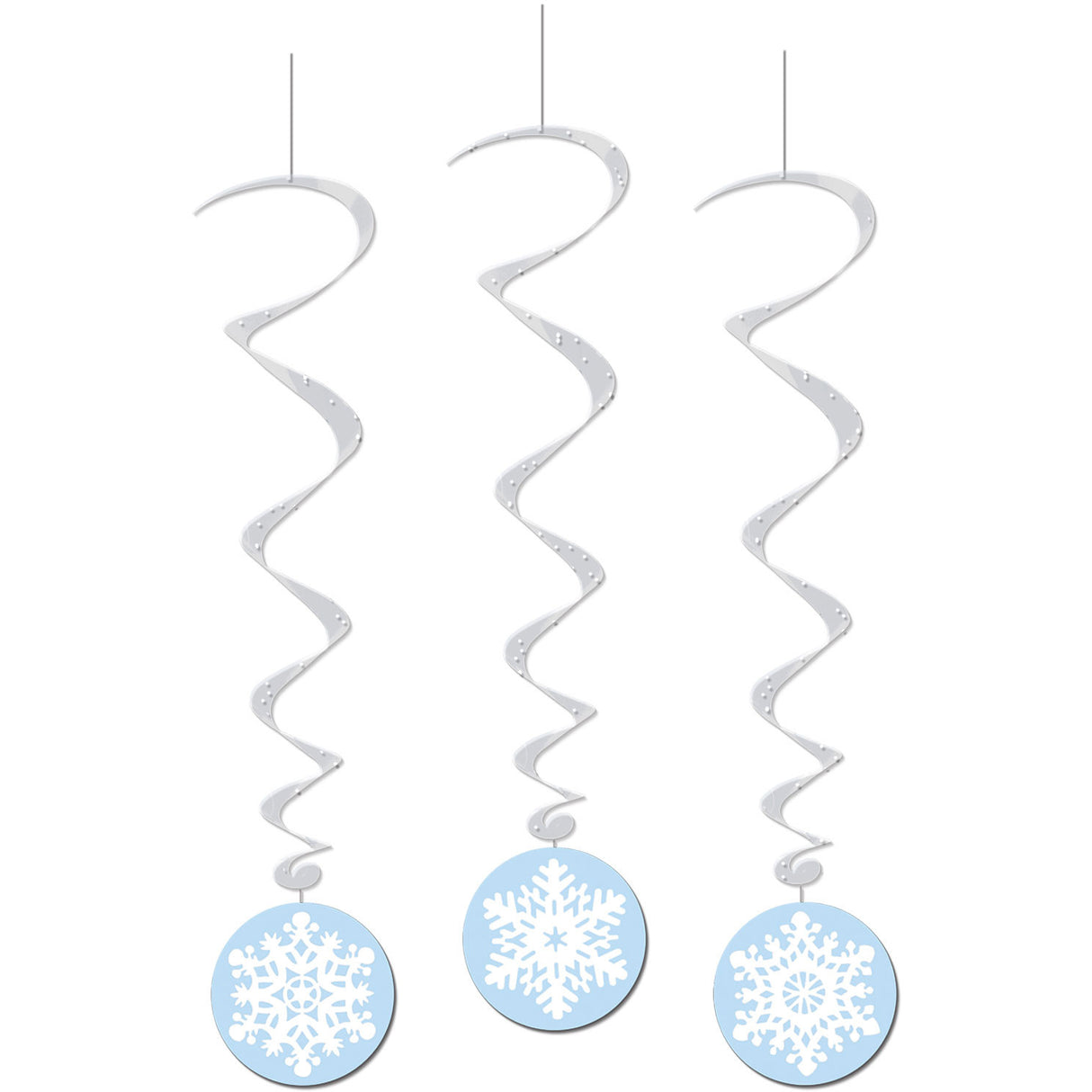 Snowflake Hanging Swirls