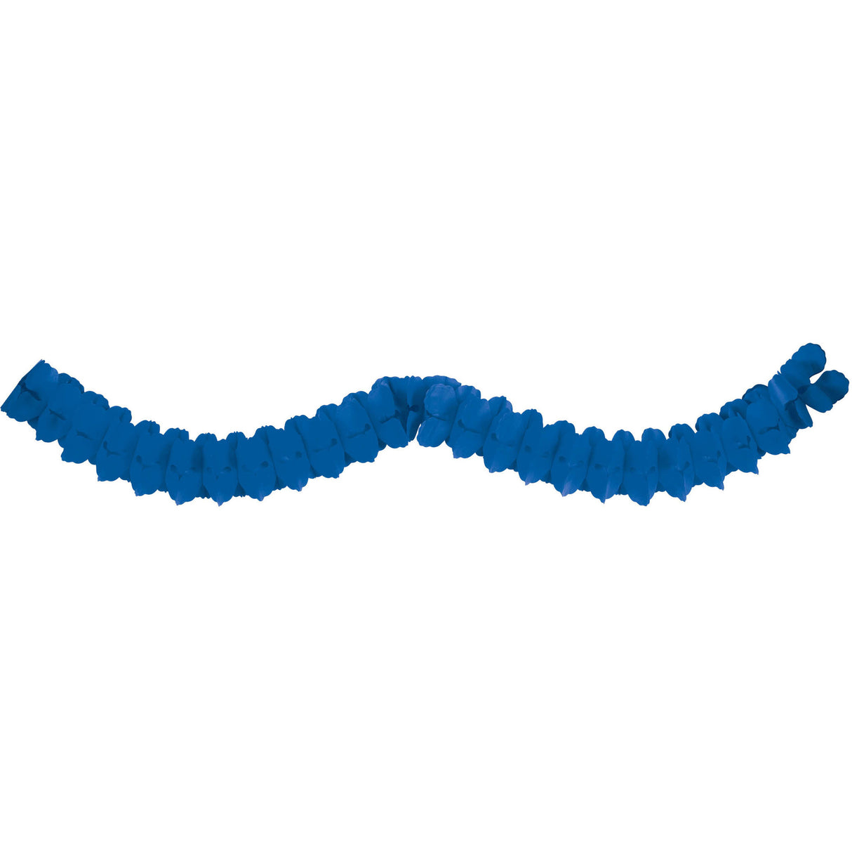 12' Royal Blue Tissue Paper Garland