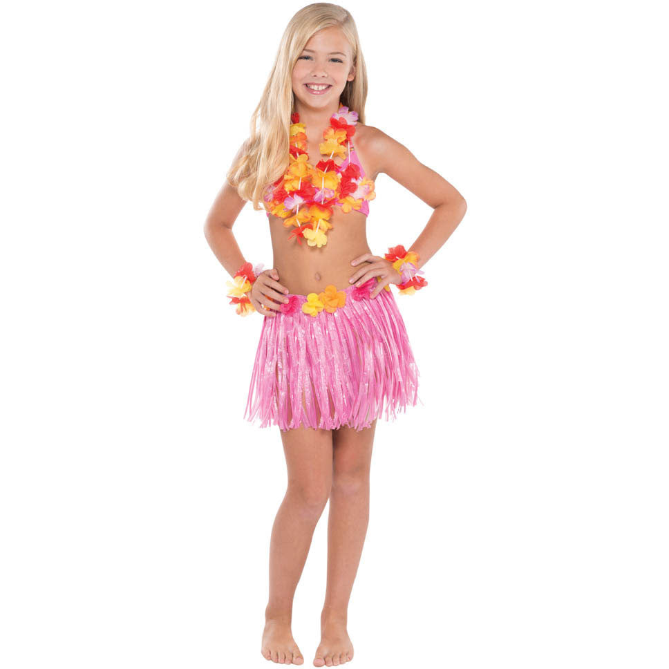 Child Hula Skirt Kit
