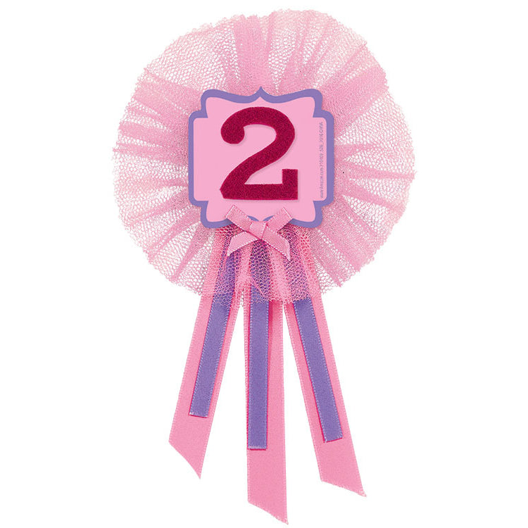 2nd Birthday Girl 5" Award Ribbon