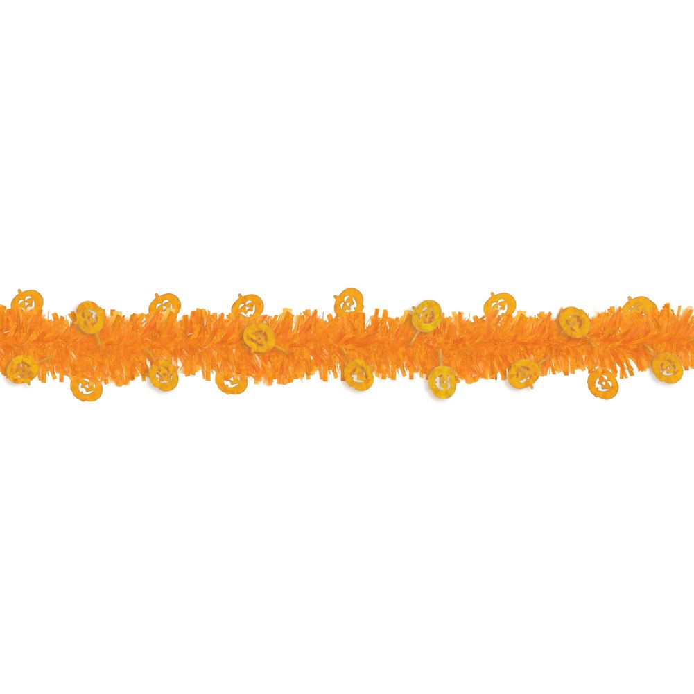 Pumpkin Tinsel Garland