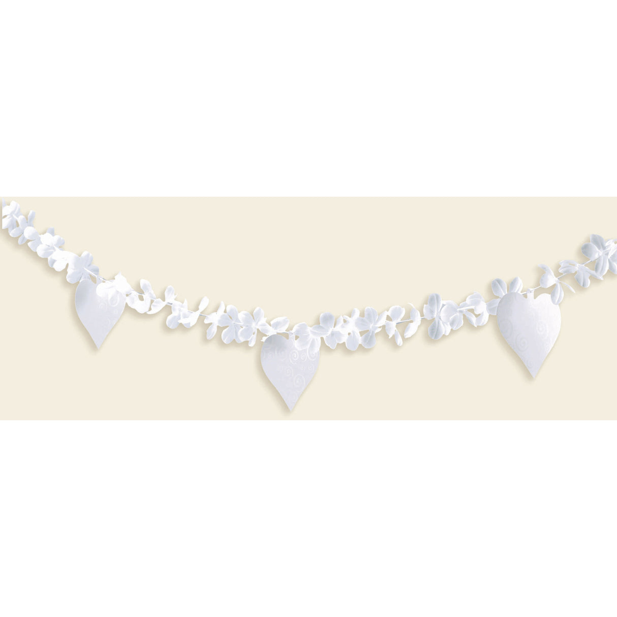 Flowers and Heart Garland
