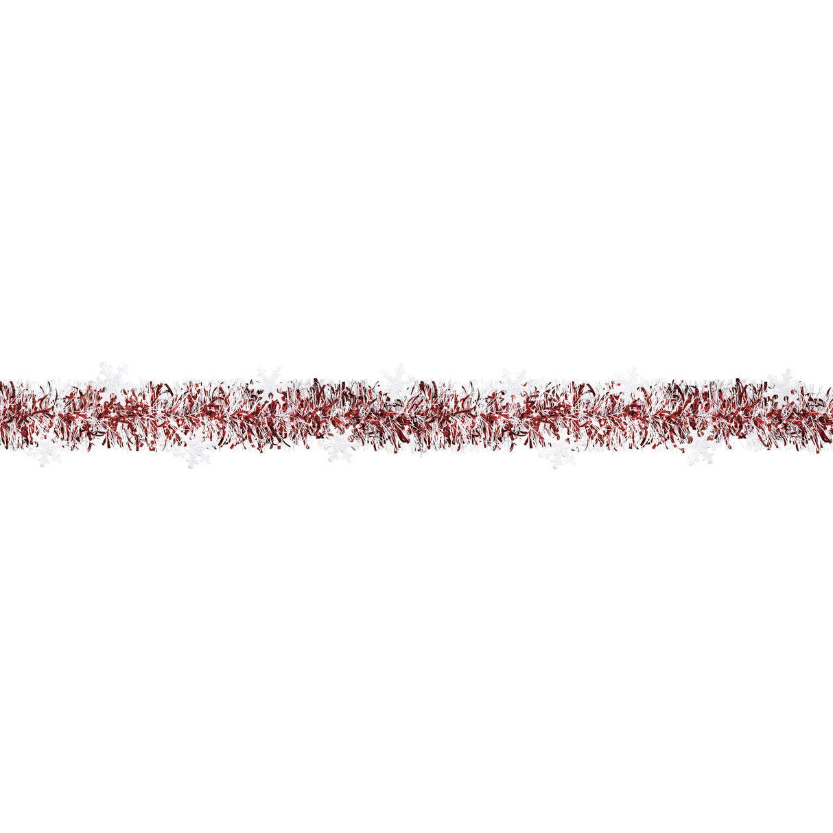 Snowflake Glitter Tinsel Garland