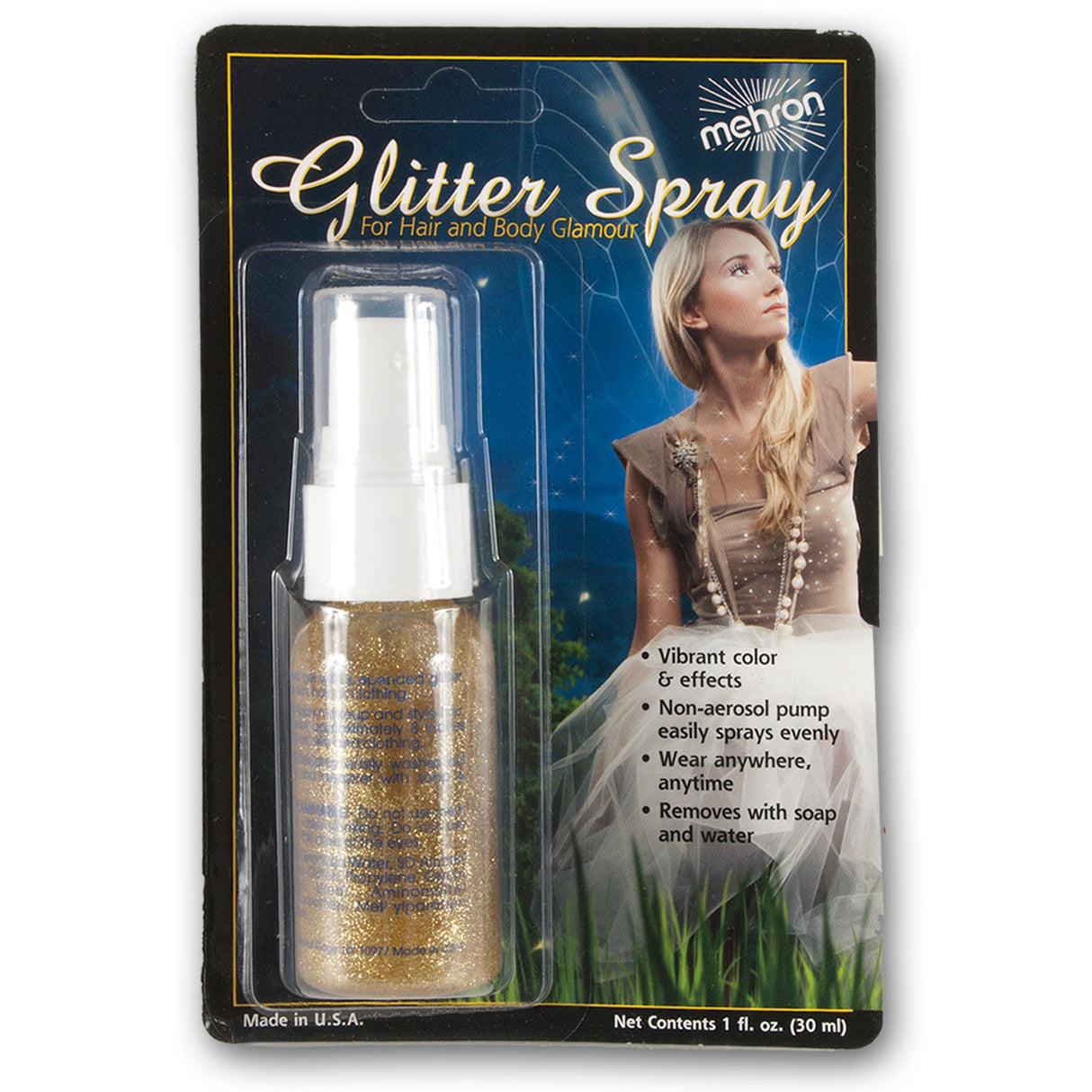 Gold Glitter Spray