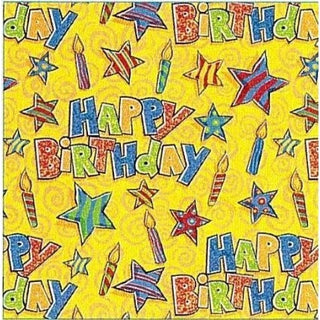 Happy Birthday Gift Wrap Roll