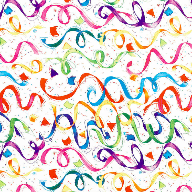 Confetti & Streamers Gift Wrap Roll