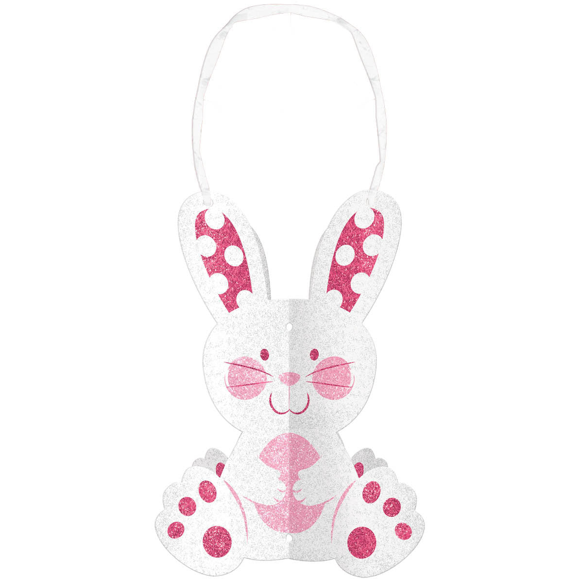3D Glitter Bunny Decoration