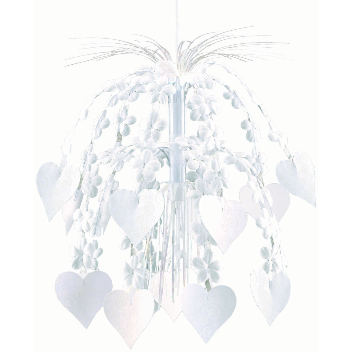 Flower and Heart Hanging Cascade
